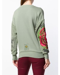 Mr & Mrs Italy Embroidered Sleeve Sweatshirt