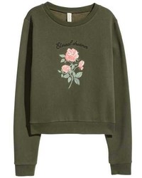 H&M Embroidered Sweatshirt