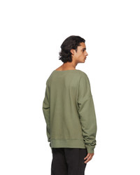 Greg Lauren Green Army Sweatshirt