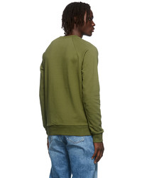 Balmain Green Logo Sweatshirt