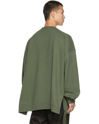 Ambush Green Multicord Crewneck Sweatshirt