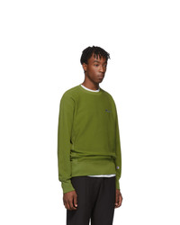 Champion Reverse Weave Green Small Script Sweatshirt