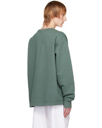 Acne Studios Green Stamp Sweatshirt