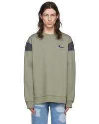 Ader Error Grey Cotton Sweatshirt