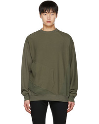 Undercoverism Khaki Asymmetric Sweatshirt