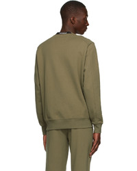 C.P. Company Khaki Diagonal Raised Fleece Sweatshirt