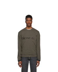 Moncler Khaki Logo Sweatshirt