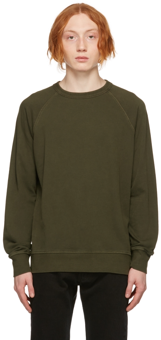 YMC Khaki Schrank Sweatshirt, $145 | SSENSE | Lookastic