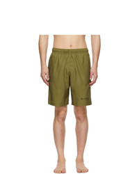 Givenchy Khaki Logo Swim Shorts