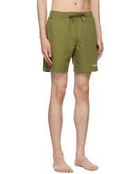 Burberry Khaki Polyester Swim Shorts