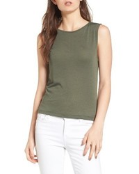 Cupcakes And Cashmere Maxton Twist Back Tank