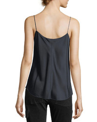 Vince Satin Scalloped Camisole Top