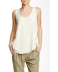 Shades of Grey by Micah Cohen Woven Knotted Tank