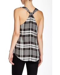 Shades of Grey by Micah Cohen Woven Knotted Tank