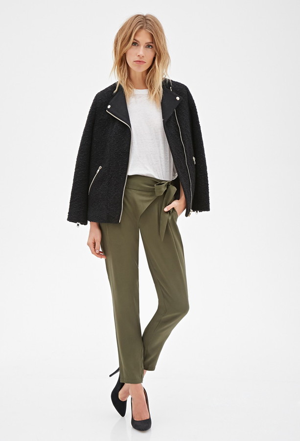 Forever 21 TieBelt Cargo Pants  ShopStyle