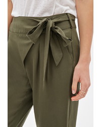 Forever 21 Contemporary Tie Waist Wrap Pants