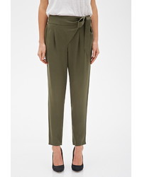 Forever 21 Contemporary Tie Waist Wrap Pants