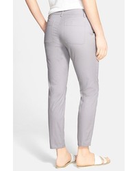Eileen Fisher Cotton Blend Tapered Ankle Pants