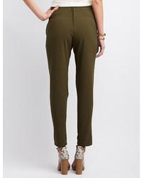 Charlotte Russe High Rise Pleated Trousers