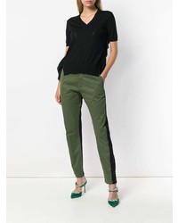 N°21 N21 Contrast Fitted Trousers