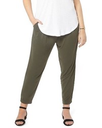 Evans Plus Size Crepe Tapered Trousers