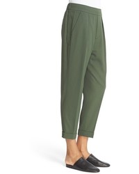 Vince Pull On Tapered Crop Trousers