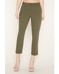 Forever 21 Tapered Cuffed Trousers