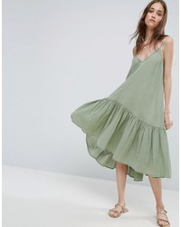 Olive Textured Dress