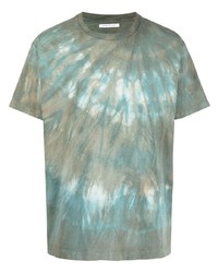 John Elliott Tie Dye Print Short Sleeved T Shirt