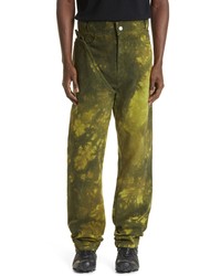 AFFXWRKS Corso Crease Dye Cotton Twill Pants In Stain Green At Nordstrom