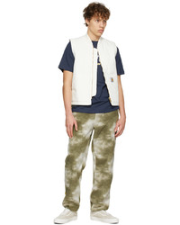 Dime Off White Polyester Lounge Pants