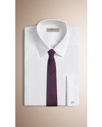 Burberry Slim Cut Check Silk Tie