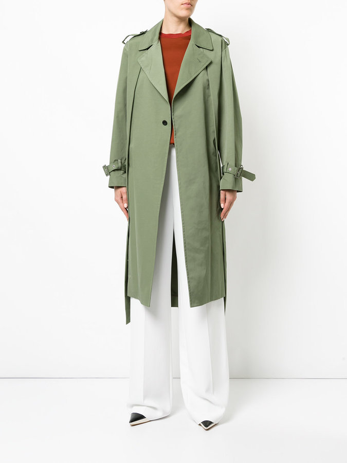 Toga Pulla Boxy Trench Coat, $1,250 | farfetch.com | Lookastic