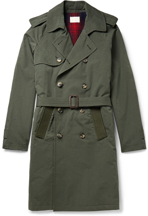 Band Of Outsiders Brushed Gabardine Trench Coat, $1,695 | MR