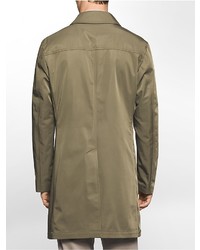 Calvin Klein X Fit Ultra Slim Fit Lightweight Olive Raincoat