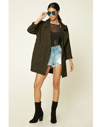 Forever 21 Canvas Trench Jacket