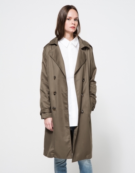 Colmar Trench In Olive, $120 | Need Supply Co. | Lookastic.com