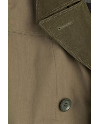 Burberry Cotton Blend Trench Coat