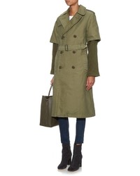 Nlst Detachable Wool Blend Lining Trench Coat