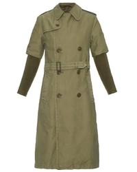 Nlst Detachable Wool Blend Lining Trench Coat