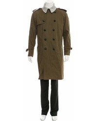 Band Of Outsiders Felt Accented Double Breasted Coat