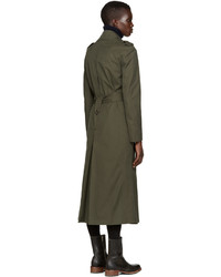 EACH X OTHER Green Military Trench Coat