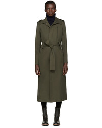 EACH X OTHER Green Military Trench Coat