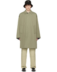 The Frankie Shop Green Peter Trench Coat