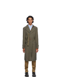 Maison Margiela Green Recycled Packable Trench Coat
