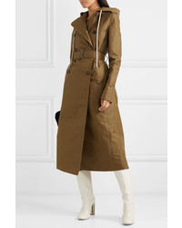 Rick Owens Hooded Shell Trench Coat