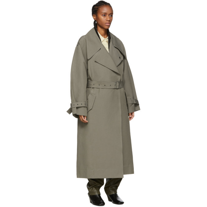 Low Classic Khaki Trench Coat, $323 | SSENSE | Lookastic.com