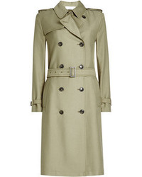 Closed Trench Coat With Cotton