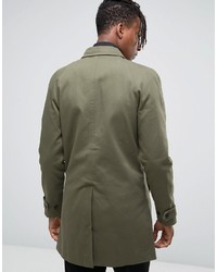 ONLY & SONS Trench In Heavy Cotton Twill