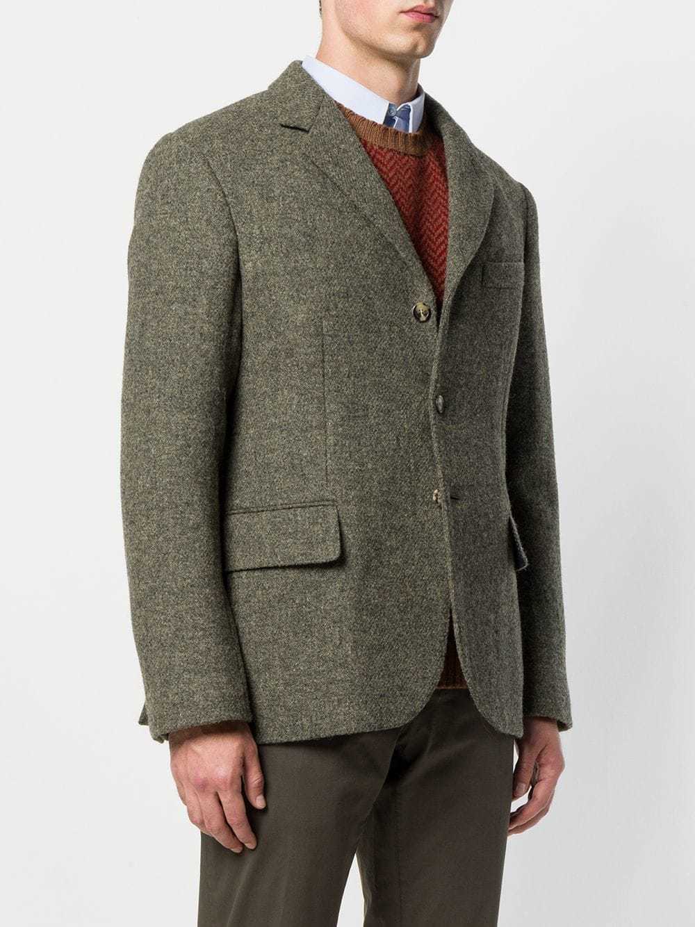 Holland & Holland Tweed Blazer, $717 | farfetch.com | Lookastic